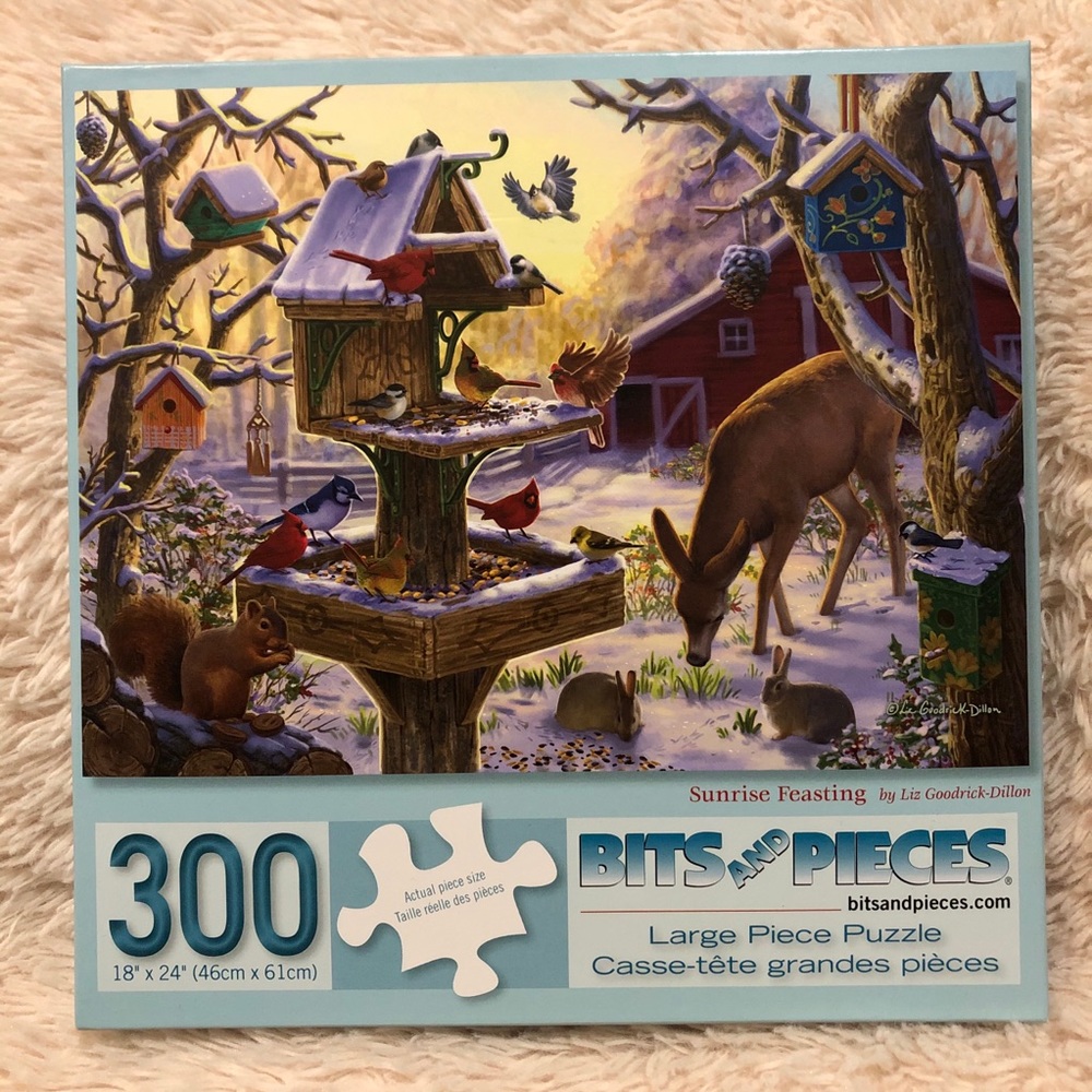 300 Piece Puzzle ~ Large Pieces ~ Sunrise Feasting
